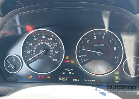 2015 BMW 328I from USA, damaged, VIN WBA3C1C52FK118921